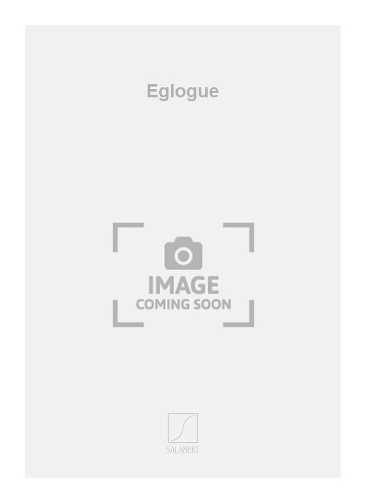 Eglogue Clarinette-Piano
